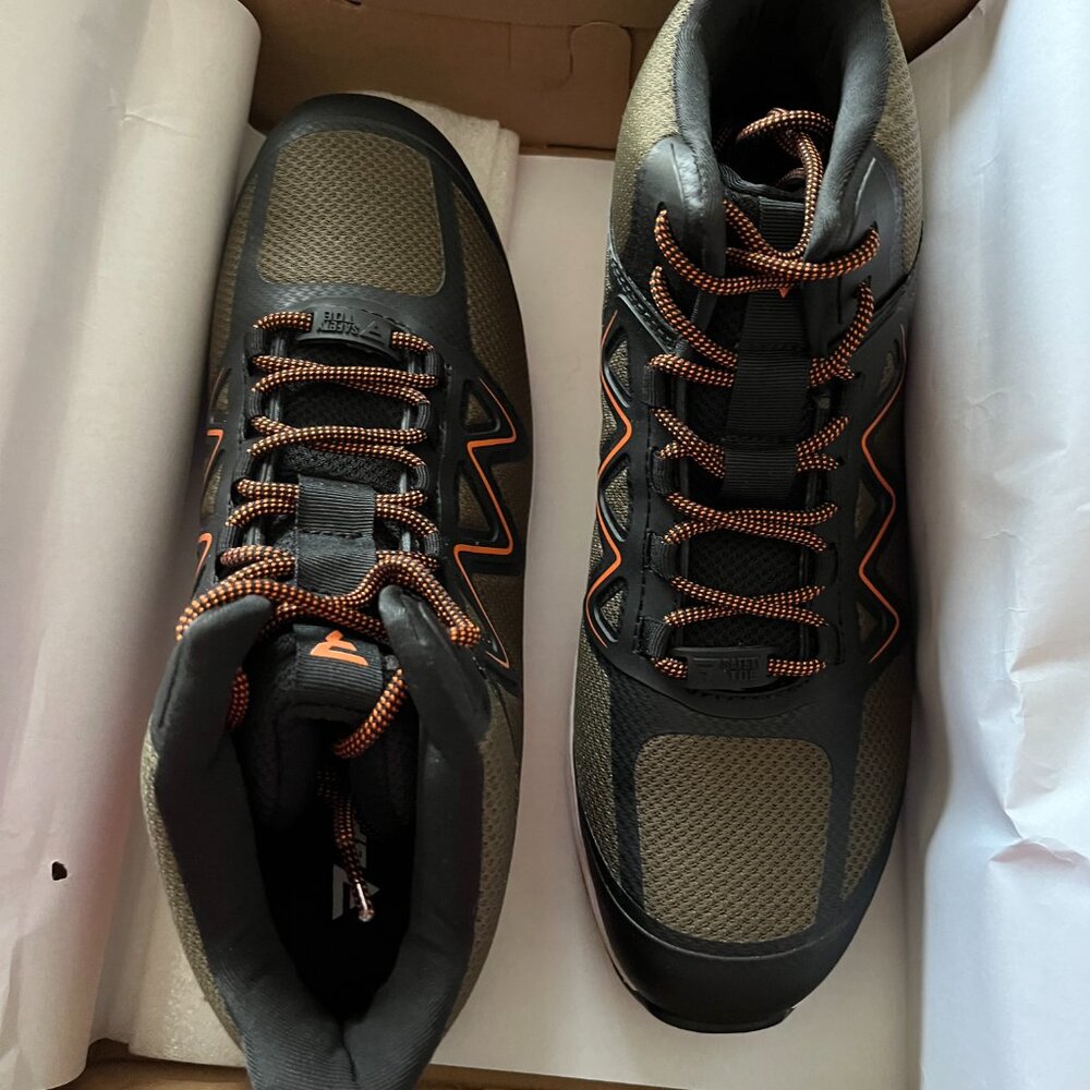 Bates E09102 Men's Rush Mid Composite Toe Sage Mesh Lightweight Work Shoes